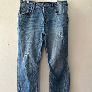 Women's Pilcro by Anthropolgie Horseshoe Cropped Jean - High Rise Size 31 - EUC
